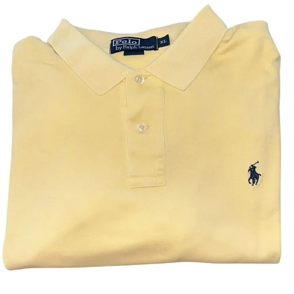 Ralph Lauren Mens‎ Yellow Polo Shirt
